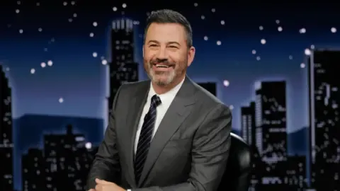 Jimmy Kimmel for now removed from air following disputed comments concerning right-wing commentator Charlie Kirk