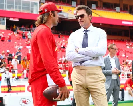 The NFL legend draws online backlash as showing up in Vegas coaching booth